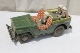 Tin Friction MP Japan Military Jeep Toy