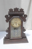 Kitchen Mantle Clock w/ Walnut Case