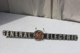 General Electric w/ Logo, Metal Sign 30