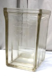 Willard Glass Battery Jar Container