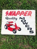Vintage Snapper Mowers Tin Sign