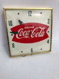 Vintage PAM Clock Co. Coca-Cola Fishtail Clock, 15