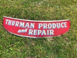 Thurman Produce and Repair Sign - Car Visor