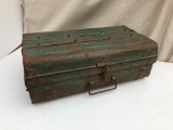 Vintage Metal Suitcase / Trunk