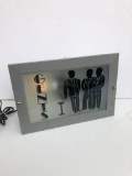 Art Deco Gent Restroom Lighted Sign