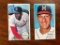 Large Bob Gibson & Warren Spahn Baseball Cards