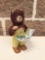 Key Wind Baby Book Bear Japan Wind Up Toy, Early