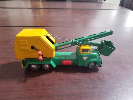 Japan Friction Toy Excavator, 8.5" Long