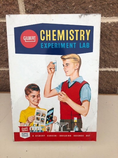 Gilbert Chemistry Experiment Lab w/ Orig Case & Papers