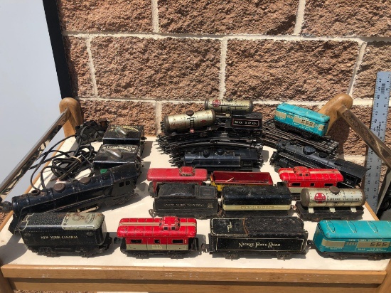 Vintage Marx Electric Train Collection w/ Track, Transformers, Cars & Tenders