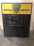 Searle Petroleum Products Masonite Chalk Price Board, SS 30in x 24in