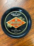 Small Vintage Grain Belt Beer Tin Tray