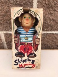 Vintage Battery Operated Skipping Monkey w/ Original Box