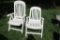 Lot of 2 Patio Chairs