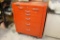 Metal Six Drawer Rolling Tool Chest w/ Contents of Tools & Shop Supplies, See Images