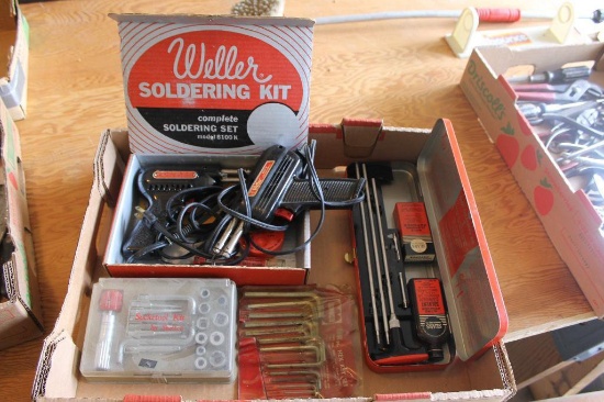 Soldering Iron, Kit, Small Socket Set & Allen Wrenches