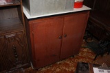 Vintage Cabinet and Contents, See Picture