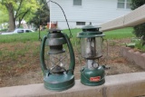 Two Vintage Camp Lanterns, Coleman & Embury No. 2 Air Pilot