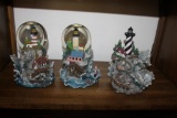 Misc. Home Decorations, Snow Globes, Bowl, Trinket Box, Flash Light, Misc.