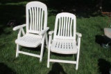 Lot of 2 Patio Chairs