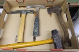 Lot of 4 Hammers & Hatchet