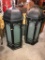 Lot of 2 Cathedral Hanging Light Fixtures w/ Leaded Glass from Leavenworth Presbyterian Church Omaha