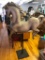 Paper Mache Carousel Horse on Stand