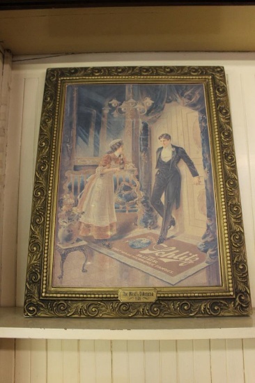 The Maid's Dilemma 1906 Schlitz Beer Framed Print, 25in x 19in