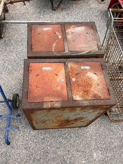 Pair of Old Lockers