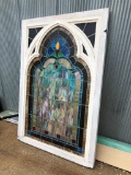 Large Stained Glass Window, 66in x 47in