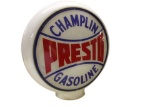 Chaplin Presto Gasoline Globe, Only Has One Lens, One Side Open