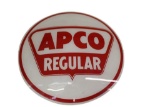 APCO Regular Gasoline Globe Lens, Single, NOS