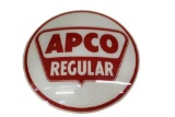 APCO Regular Gasoline Globe Lens, Single, NOS