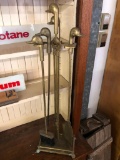 Brass Duck Fireplace Tools