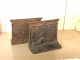 Cast Iron Spinx Bookends