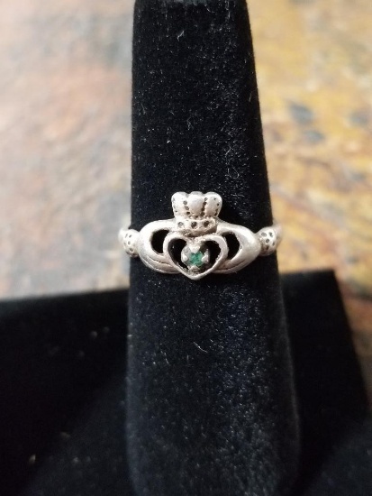 Sterling Silver Ring w/ Gemstone