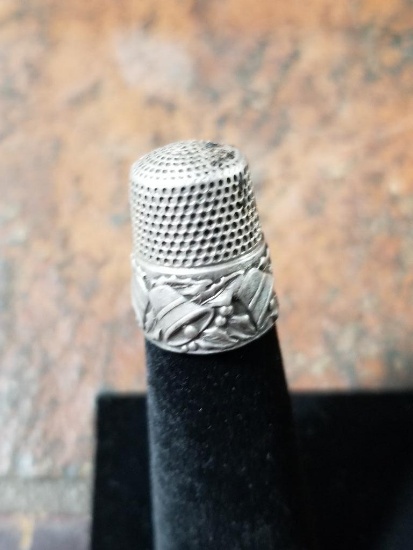 Sterling Silver Sewing Thimble