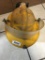 Fire Helmet, Yellow Fiberglass