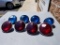 4 Inch Sealed Beam Bulbs, Color: Red, Blue