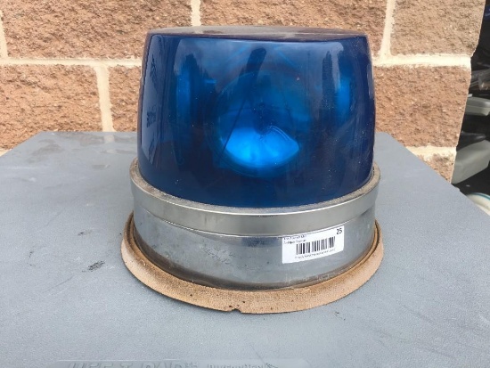 Federal Beacon Light 4 Beam, Color: Blue