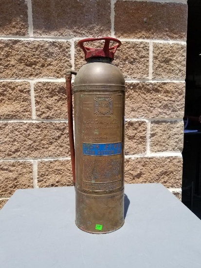Brass LaFrance Extinguisher Lg, 2.5 Gallons