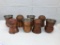 La Coppera Indian Copper / Stainless 12oz Drink Tumblers, Lot of 8