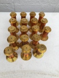 Lot of 18 Copper & Brass Salt & Pepper Shakers