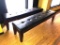 Lot of 2 Vinyl Covered Lounge Benches, 76in x 18in x 17in