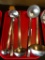 Lot of 5 Stainless Steel Large Spoons & Slotted Spoons, 1 Whisk