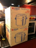 Lot of 2 TIGER Model JFM570P Rice Warmers, New in Boxes