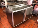 Silver King Stainless Steel Refrigerated Prep Table (AS IS), Needs Repair, Very Clean