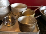 Lot of 3, Various Size Commercial Sauce Pans