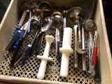 Tray of Misc. Kitchen Utensils, Ladles