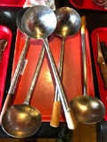 Lof of 5 Wok Style Ladles / Spoons